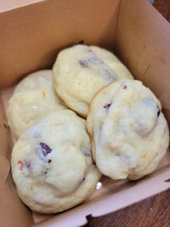 Orange Cranberry White Chocolate Cookies