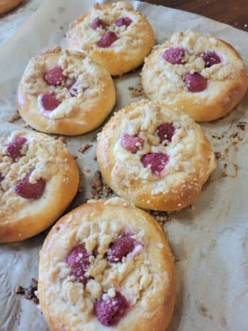 Raspberry Cheese Danish Buns